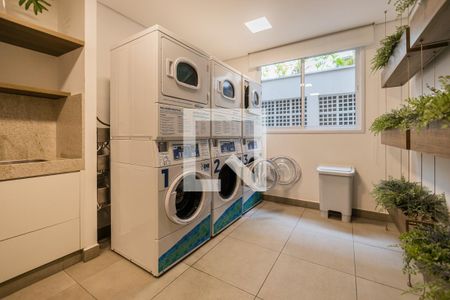 Studio para alugar com 37m², 1 quarto e 1 vagaLavanderia