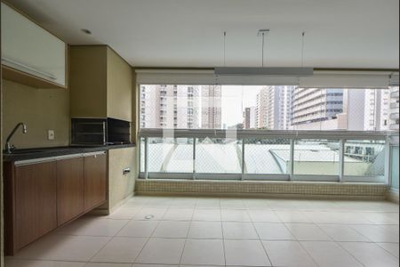 Varanda Gourmet  de apartamento para alugar com 3 quartos, 126m² em Brooklin, São Paulo