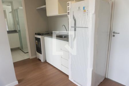 Cozinha de apartamento para alugar com 1 quarto, 25m² em Bela Vista, São Paulo