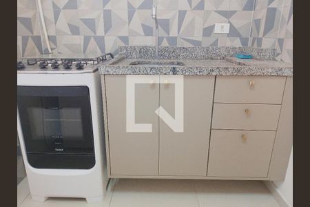Cozinha  de apartamento para alugar com 1 quarto, 45m² em República, São Paulo