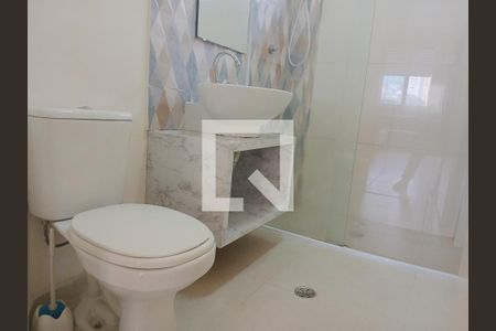 Banheiro de apartamento para alugar com 1 quarto, 45m² em República, São Paulo