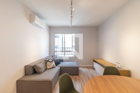 Sala de apartamento para alugar com 1 quarto, 40m² em Jardim Paulista, São Paulo