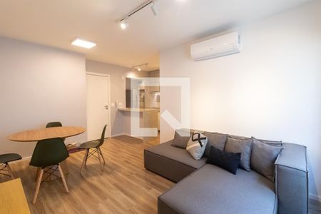 Sala de apartamento para alugar com 1 quarto, 40m² em Jardim Paulista, São Paulo