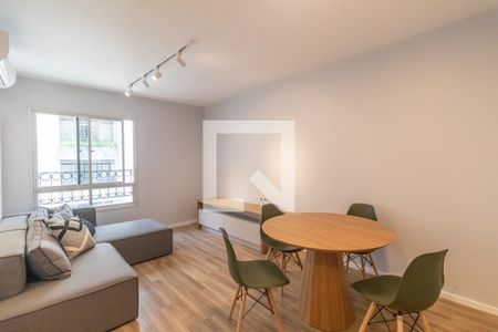 Sala de apartamento para alugar com 1 quarto, 40m² em Jardim Paulista, São Paulo