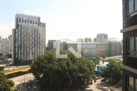 Studio para alugar com 28m², 1 quarto e 1 vagaVaranda