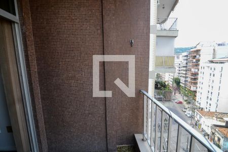 Varanda da Sala de apartamento para alugar com 1 quarto, 65m² em Grajaú, Rio de Janeiro