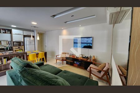 Sala de apartamento para alugar com 2 quartos, 79m² em Ponta da Praia, Santos