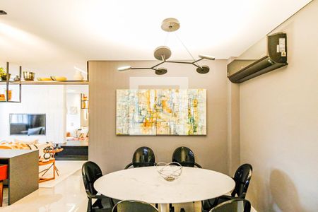 Sala de jantar de apartamento à venda com 2 quartos, 83m² em Santo Amaro, São Paulo