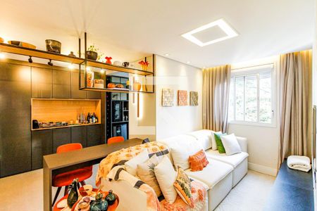 Sala de apartamento à venda com 2 quartos, 83m² em Santo Amaro, São Paulo