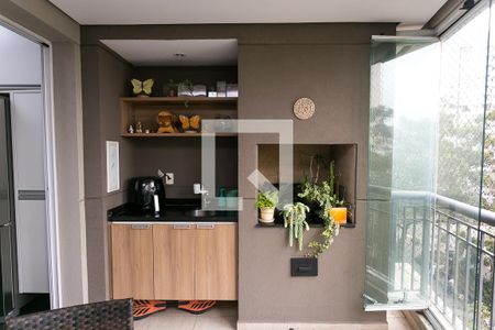 Varanda da Sala de apartamento à venda com 3 quartos, 150m² em Vila Andrade, São Paulo