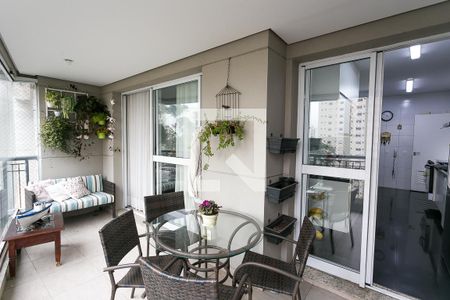 Varanda da Sala de apartamento à venda com 3 quartos, 150m² em Vila Andrade, São Paulo