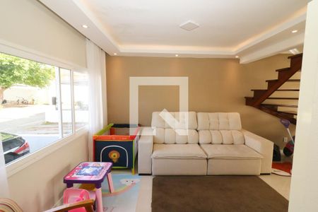Sala de Estar de casa de condomínio à venda com 3 quartos, 87m² em Hípica, Porto Alegre