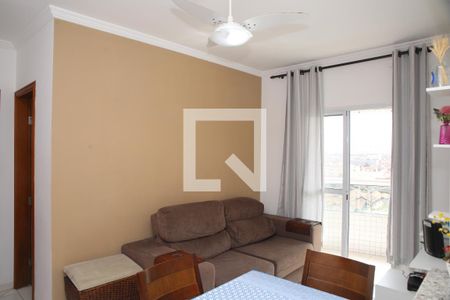 Sala de apartamento para alugar com 1 quarto, 52m² em Guilhermina, Praia Grande