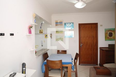 Sala de apartamento para alugar com 1 quarto, 52m² em Guilhermina, Praia Grande