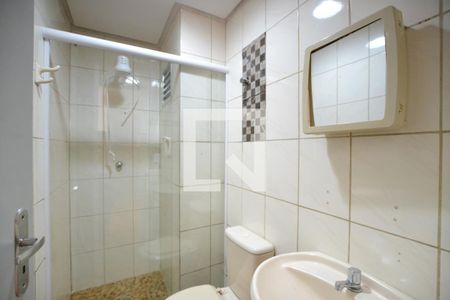 Banheiro de kitnet/studio para alugar com 1 quarto, 31m² em Cidade Baixa, Porto Alegre