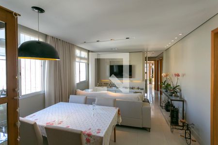 Sala de apartamento à venda com 3 quartos, 90m² em São Pedro, Belo Horizonte