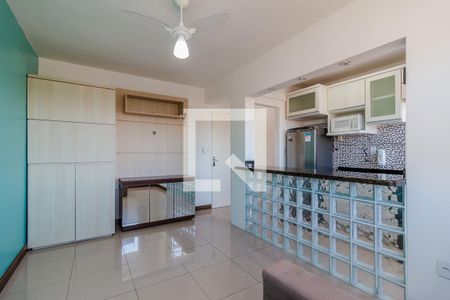 Sala de apartamento à venda com 1 quarto, 45m² em Santa Tereza, Porto Alegre