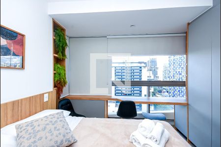 Studio para alugar com 19m², 1 quarto e sem vaga Studio para alugar com 19m², 1 quarto e sem vagaQuarto