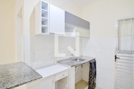 Cozinha de apartamento para alugar com 1 quarto, 30m² em Parque Arariba, São Paulo