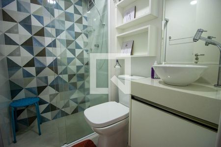 Apartamento à venda com 41m², 1 quarto e 1 vaga Apartamento à venda com 41m², 1 quarto e 1 vagaBanheiro da Suite