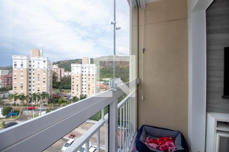 Varanda da Sala de apartamento à venda com 2 quartos, 57m² em Jardim Carvalho, Porto Alegre