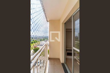 Varanda da Sala de apartamento à venda com 2 quartos, 45m² em Vila Homero Thon, Santo André