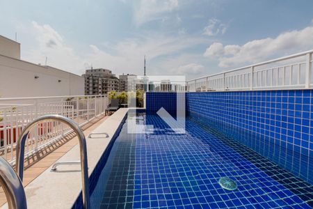 Studio para alugar com 36m², 1 quarto e sem vaga Studio para alugar com 36m², 1 quarto e sem vagaCobertura - piscina