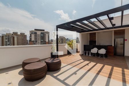 Studio para alugar com 36m², 1 quarto e sem vaga Studio para alugar com 36m², 1 quarto e sem vagaCobertura - churrasqueira