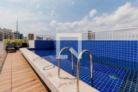 Studio para alugar com 36m², 1 quarto e sem vaga Studio para alugar com 36m², 1 quarto e sem vagaCobertura - piscina