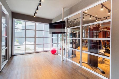 Studio para alugar com 36m², 1 quarto e sem vaga Studio para alugar com 36m², 1 quarto e sem vagaSala de ginástica