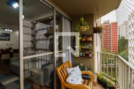 Varanda da Sala de apartamento à venda com 4 quartos, 93m² em Vila Sônia, São Paulo