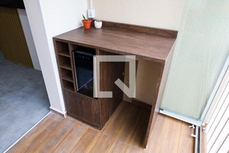 Varanda da Sala de apartamento para alugar com 3 quartos, 73m² em Campestre, Santo André