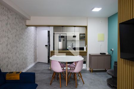 Sala de apartamento para alugar com 3 quartos, 73m² em Campestre, Santo André