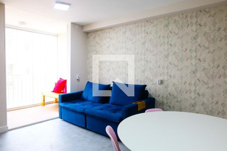 Sala de apartamento para alugar com 3 quartos, 73m² em Campestre, Santo André