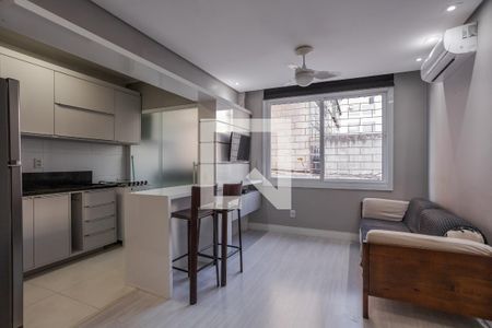 Sala de apartamento para alugar com 1 quarto, 42m² em Independência, Porto Alegre
