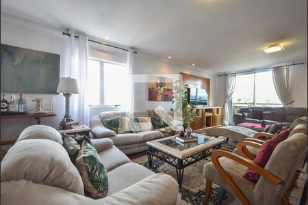Sala de Estar  de apartamento à venda com 4 quartos, 344m² em Brooklin Paulista, São Paulo