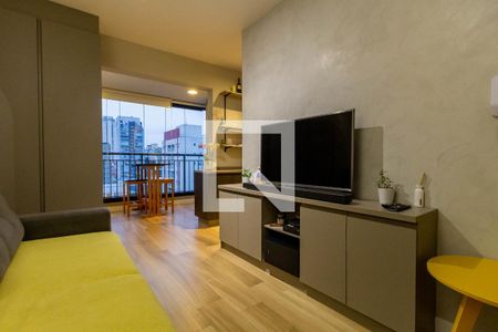 Sala de apartamento à venda com 1 quarto, 34m² em Vila Mariana, São Paulo