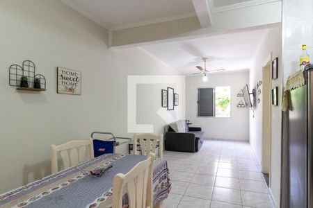 Sala de apartamento para alugar com 1 quarto, 42m² em Boqueirão, Praia Grande