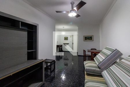 Sala de apartamento para alugar com 3 quartos, 105m² em Vila Tupi, Praia Grande