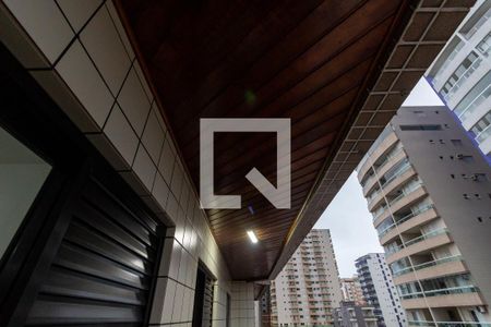 Detalhe da varanda de apartamento para alugar com 3 quartos, 105m² em Vila Tupi, Praia Grande