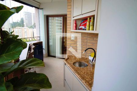 Varanda gourmet de apartamento à venda com 4 quartos, 158m² em Jardim Monte Kemel, São Paulo