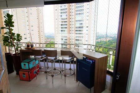 Varanda gourmet de apartamento à venda com 4 quartos, 158m² em Jardim Monte Kemel, São Paulo
