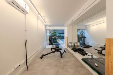 Studio para alugar com 46m², 1 quarto e sem vaga Studio para alugar com 46m², 1 quarto e sem vagaÁrea comum - Academia