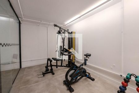 Studio para alugar com 46m², 1 quarto e sem vaga Studio para alugar com 46m², 1 quarto e sem vagaÁrea comum - Academia