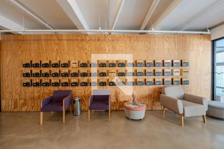 Studio para alugar com 46m², 1 quarto e sem vaga Studio para alugar com 46m², 1 quarto e sem vagaHall de entrada