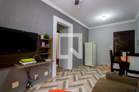 Sala de apartamento à venda com 2 quartos, 62m² em Vila Tibiriçá, Santo André