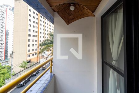 Varanda da Sala de apartamento para alugar com 1 quarto, 55m² em Vila Mariana, São Paulo