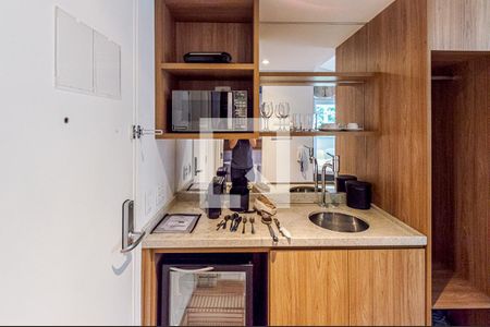 Studio à venda com 25m², 1 quarto e sem vaga Studio à venda com 25m², 1 quarto e sem vagaCozinha