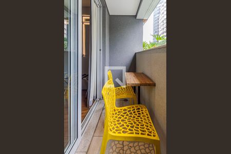 Varanda de kitnet/studio à venda com 1 quarto, 25m² em Centro, São Paulo