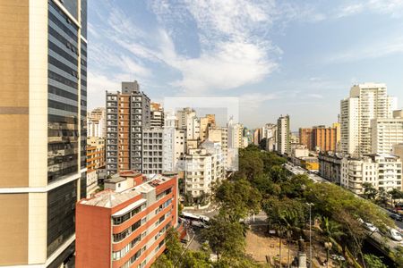 Vista da Sala de apartamento à venda com 1 quarto, 49m² em Campos Elíseos, São Paulo